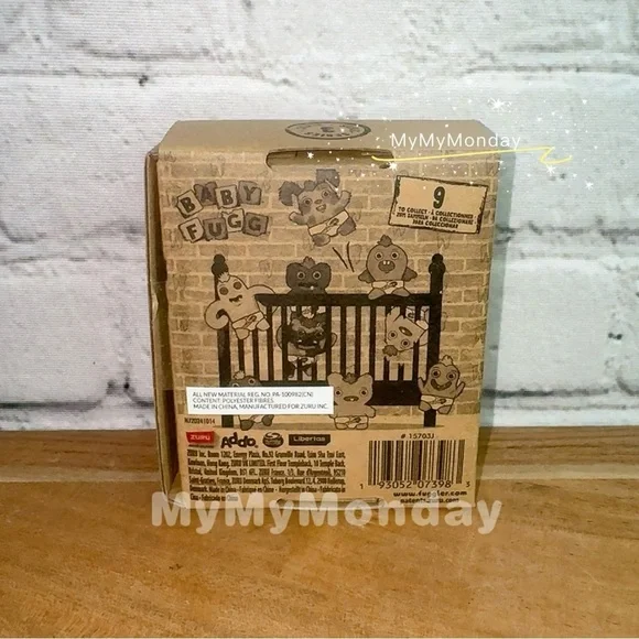 Zuru Fuggler Baby Fugg Series 3 SCREECH Blue Plush Toy Funny Ugly Monster - Picture 2 of 2